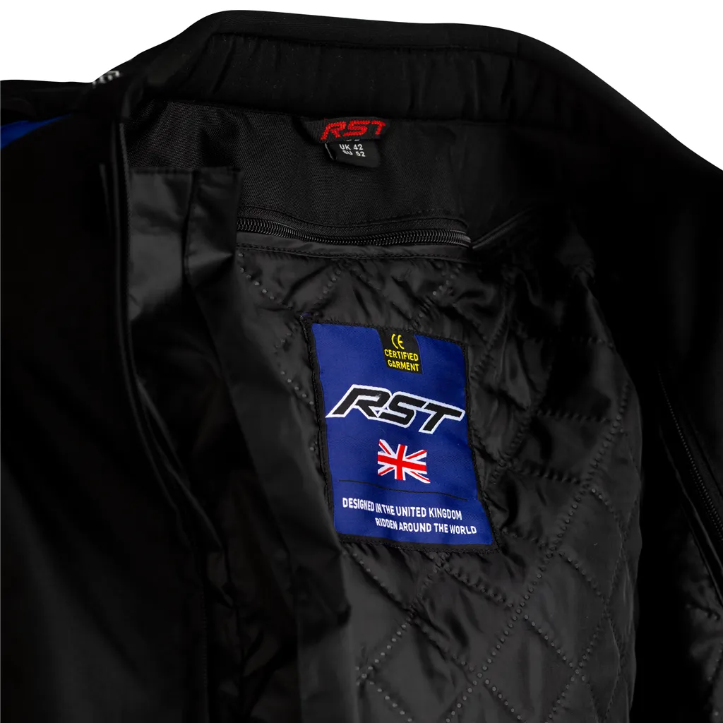 RST Axis CE Summer Textile Jacket - Black / White