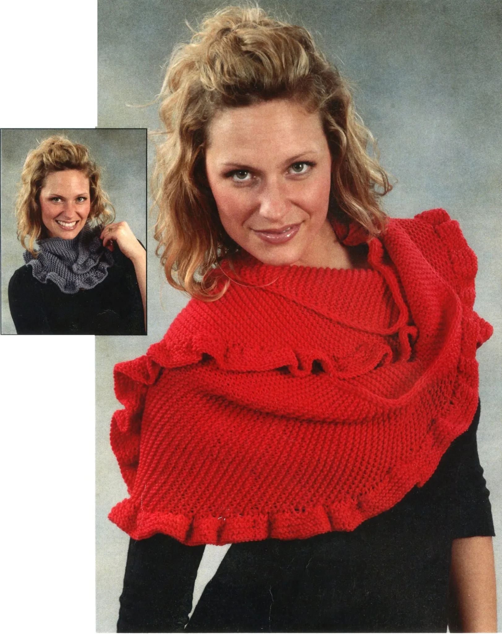 Ruffled Scarf or Shawl