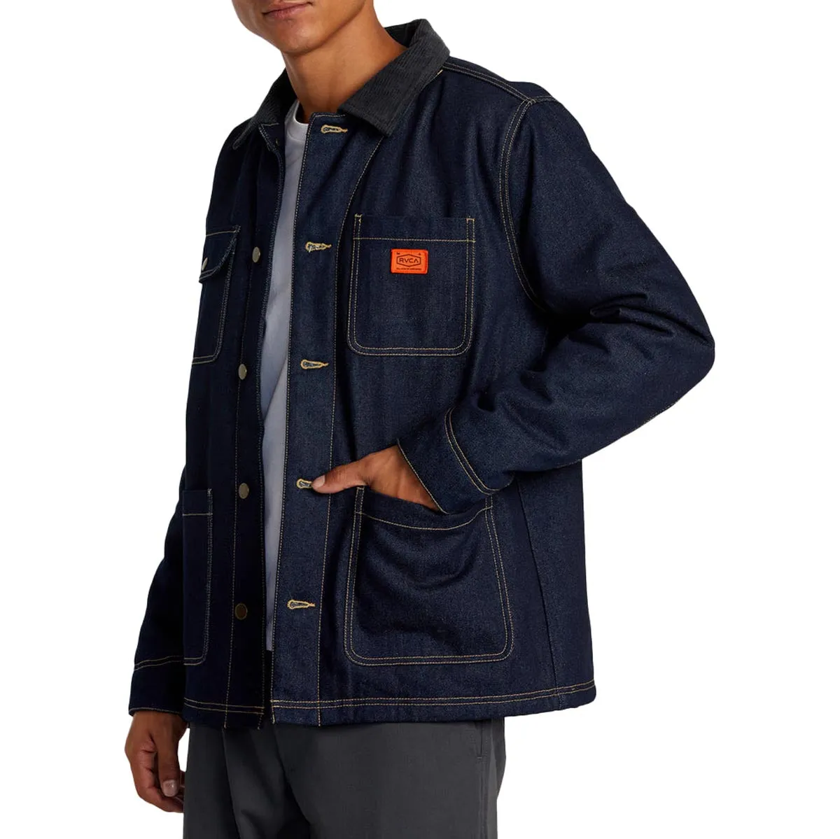 RVCA Chainmail Chore II Jacket - Blue Rinse