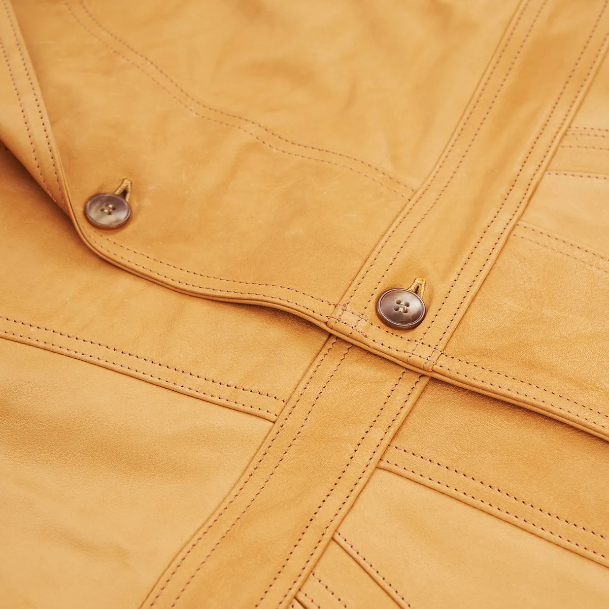 Sabah Downtown Leather Jacket - Caramelo