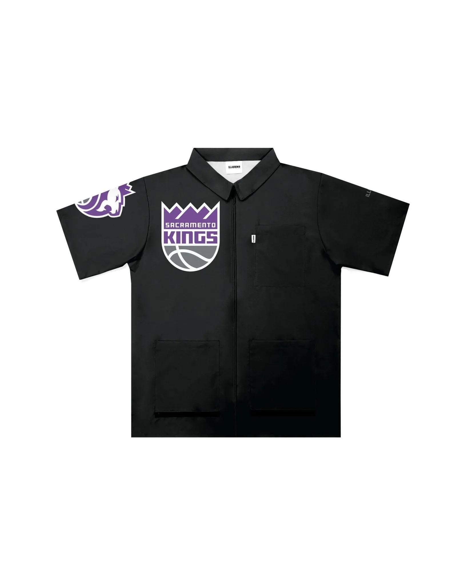 Sacramento Kings "Big Logo" Traditional Barber Jacket