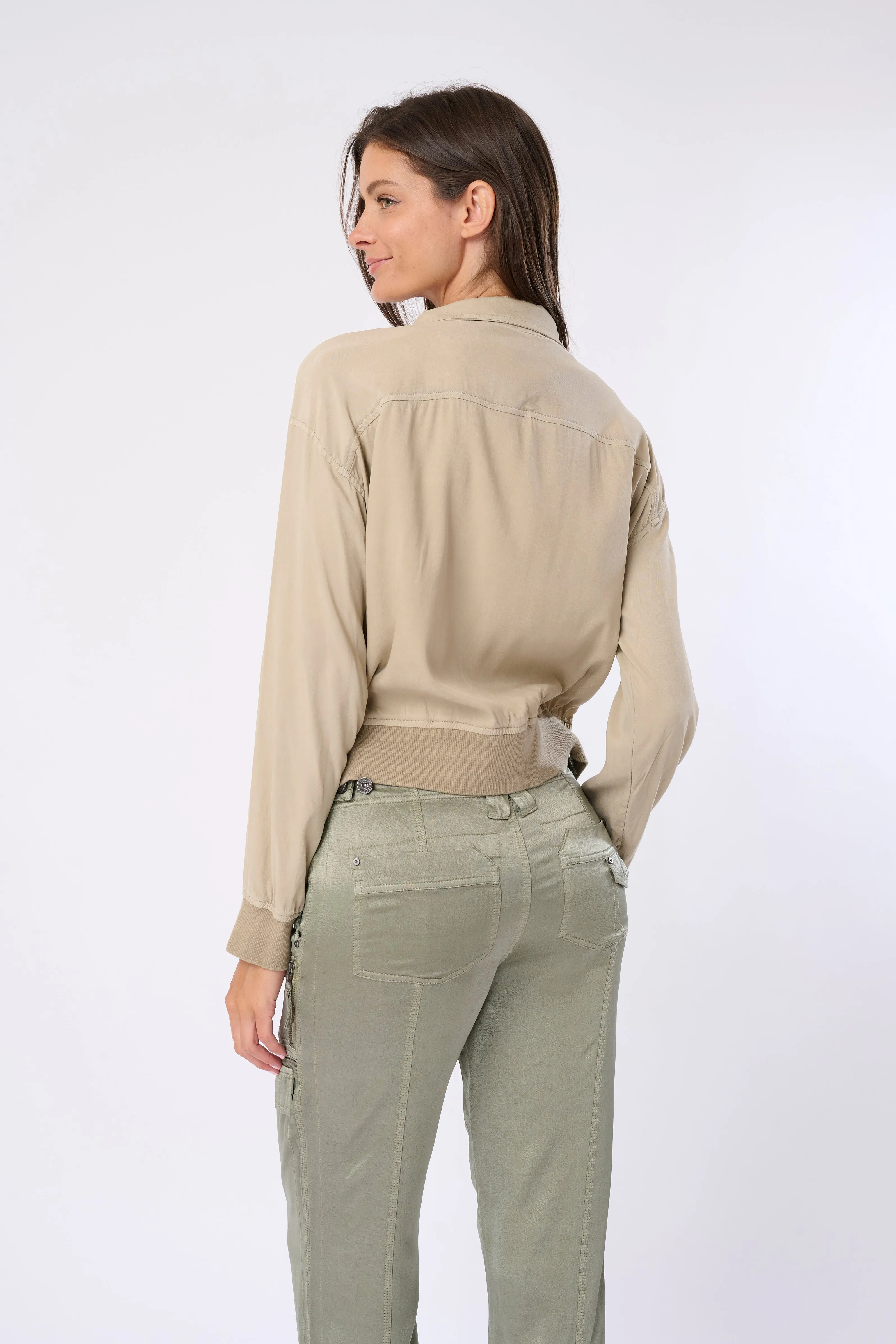 Samaria Stretch Cupro Jacket