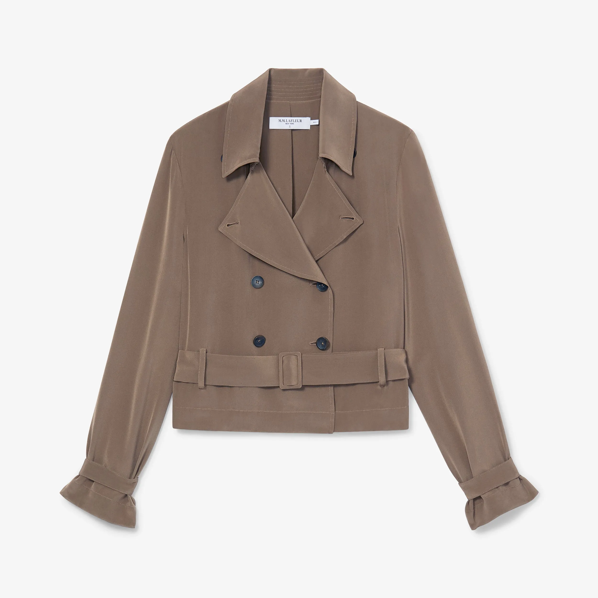 Scotte Jacket - Silk :: Deep Khaki