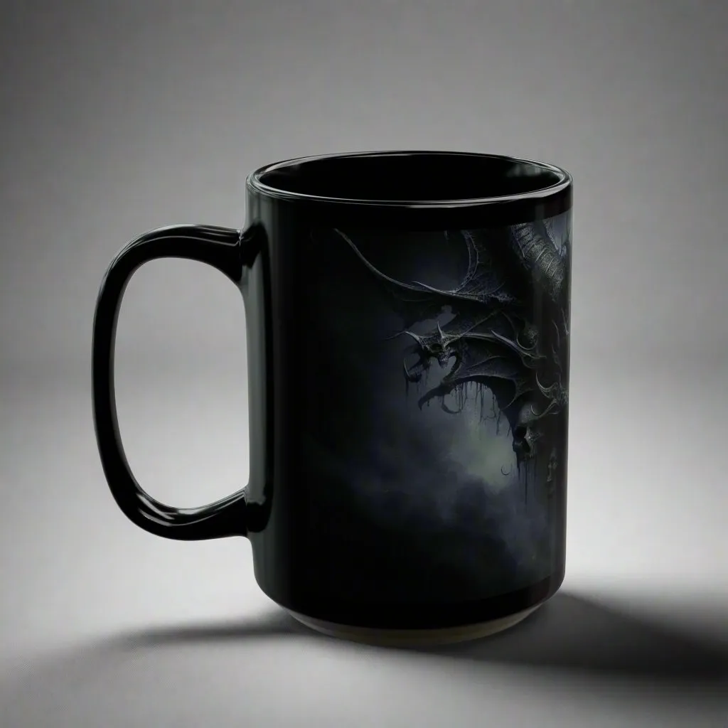 Shadows of Dusk Gothic Coffee Mug – Embrace the Mystery of Every Sip