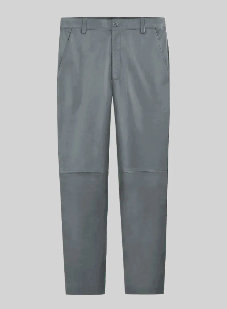 Sherpa Gray Leather Suit