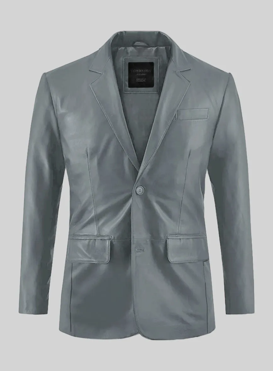 Sherpa Gray Leather Suit