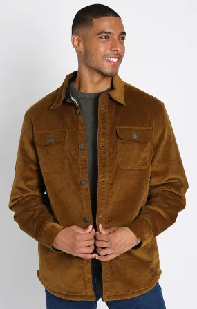 Sherpa Lined Corduroy Shirt Jacket