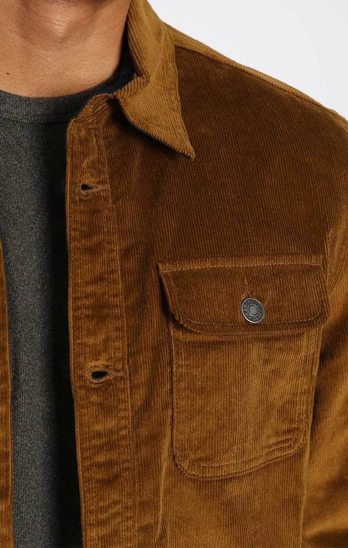 Sherpa Lined Corduroy Shirt Jacket