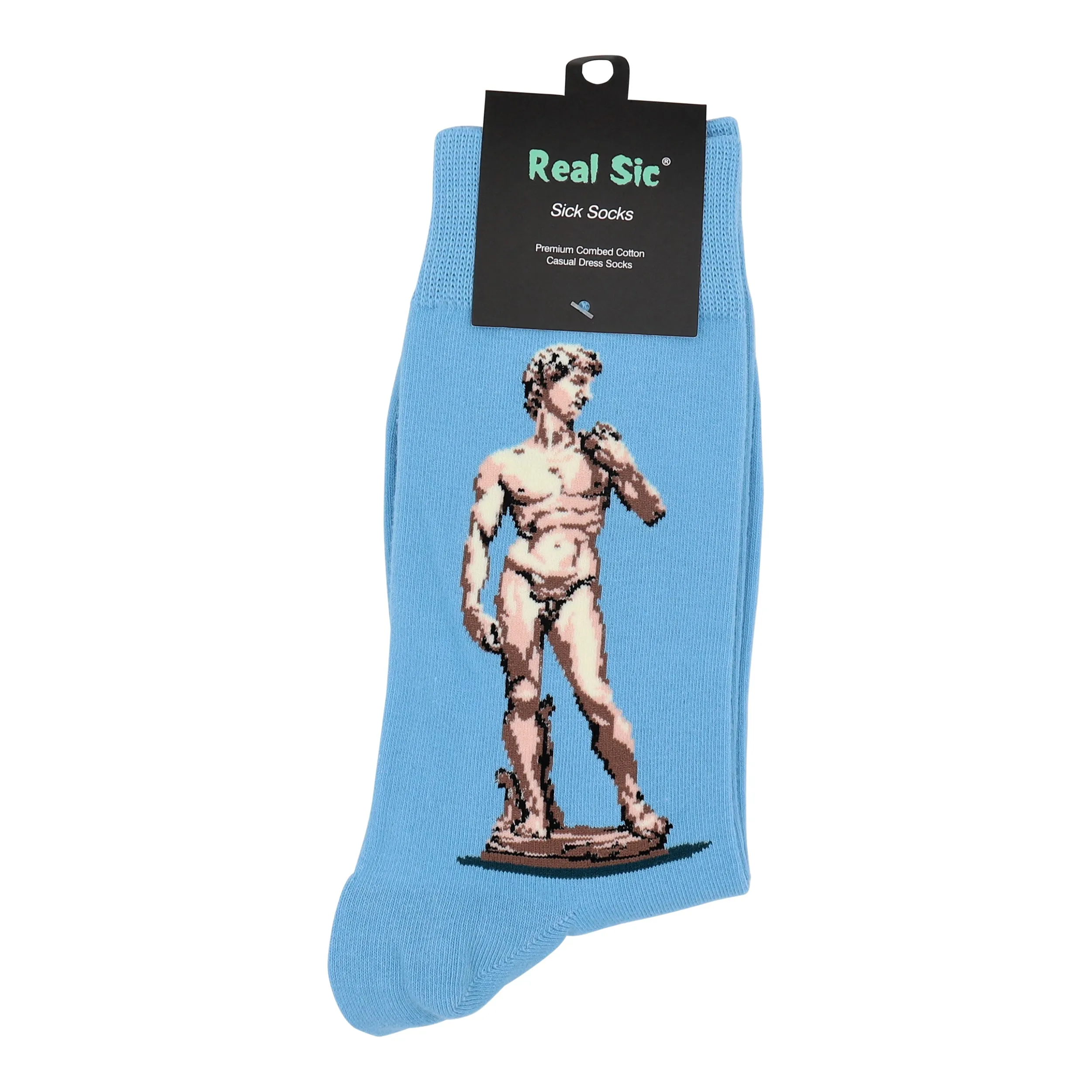 Sick Socks - David (Michelangelo) - Dress Casual Socks