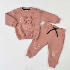 Snuggly Bow Baby Chic Set