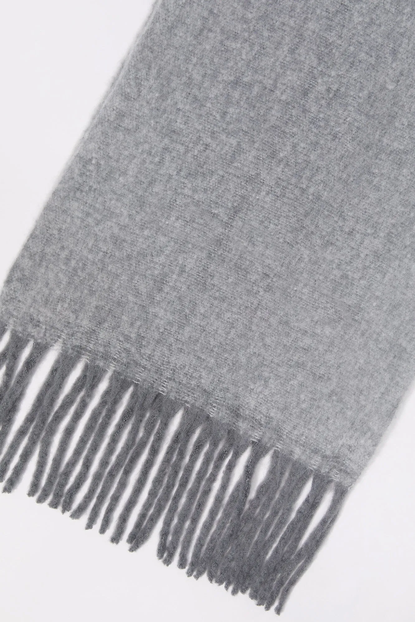 Solid Tassel Scarf