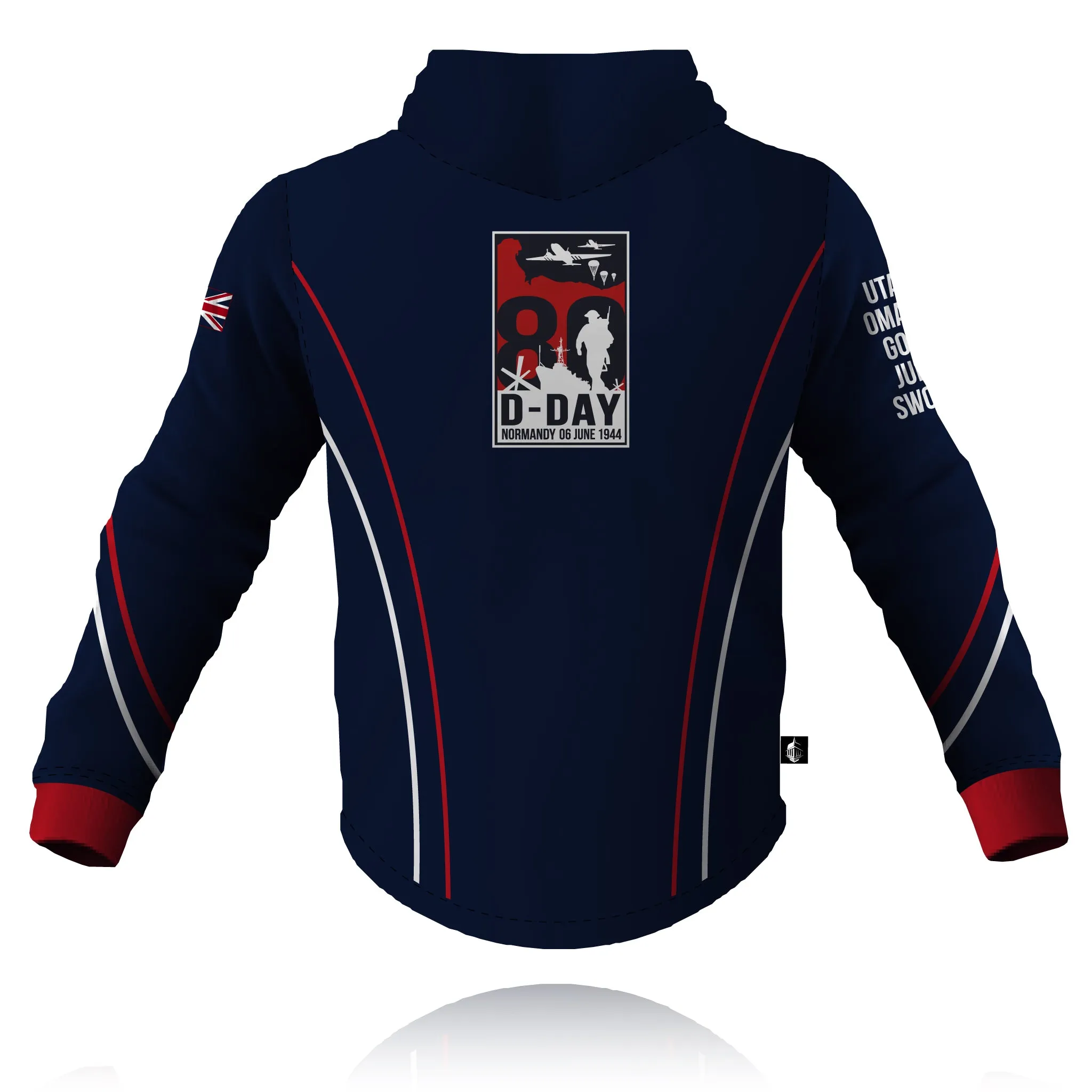 SSAFA, the Armed Forces charity D-Day 80 - Full Zip Embroidered Hoodie