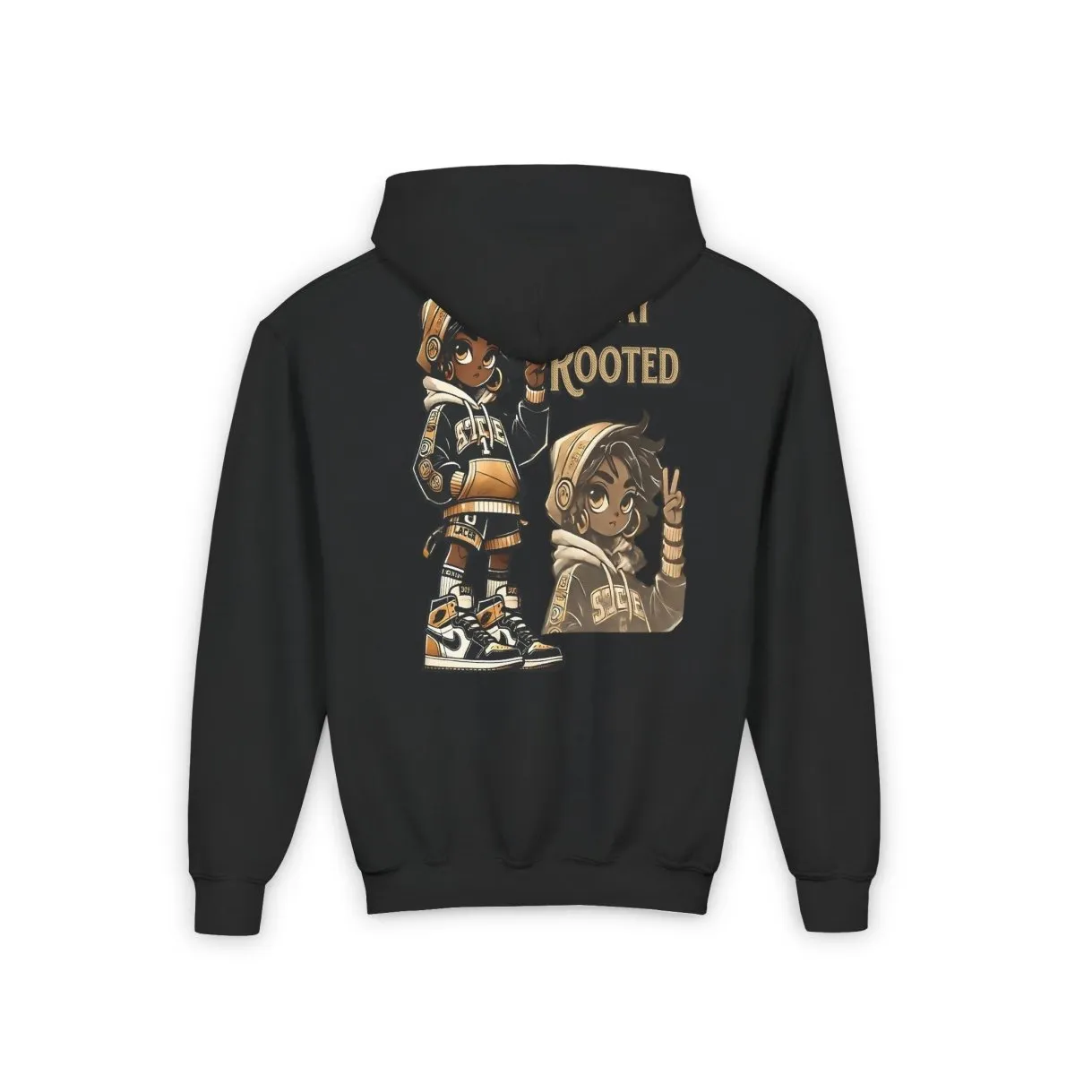 Stay Rooted Youth Girls Hoodie