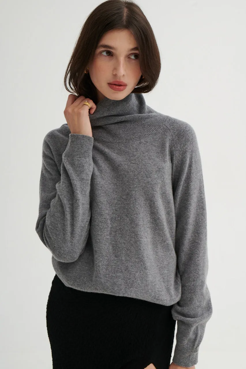 Sweater in merino wool / 16 / 13 / grey stone