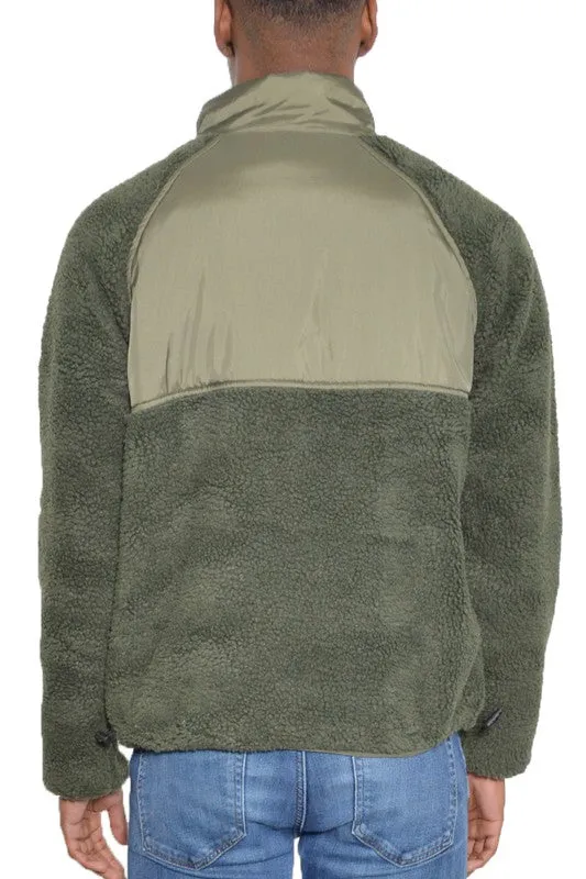 TEEK - FULL ZIP SHERPA FLEECE JACKET