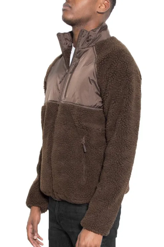 TEEK - FULL ZIP SHERPA FLEECE JACKET