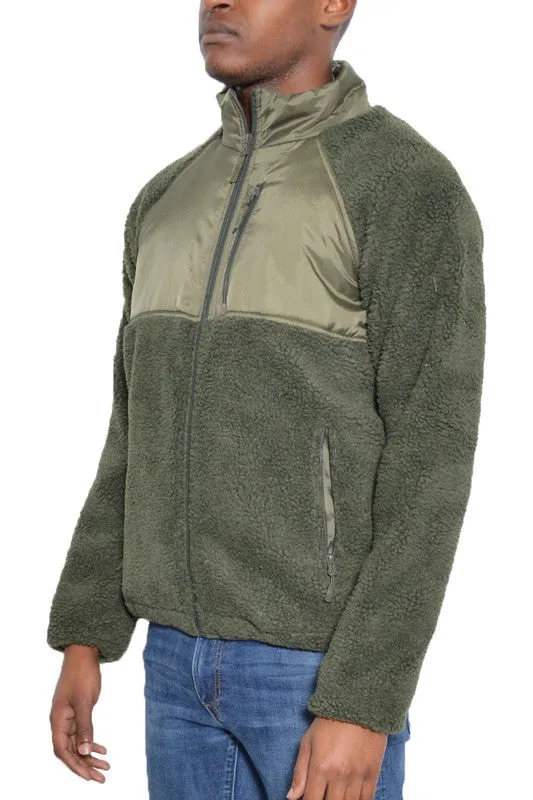 TEEK - FULL ZIP SHERPA FLEECE JACKET