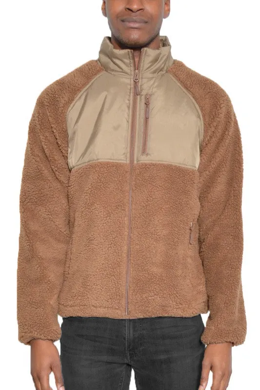 TEEK - FULL ZIP SHERPA FLEECE JACKET