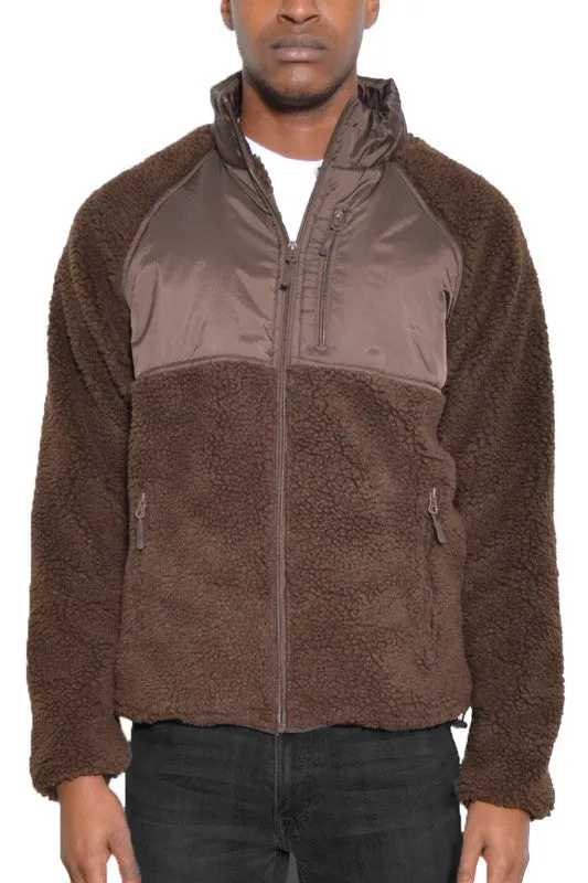 TEEK - FULL ZIP SHERPA FLEECE JACKET