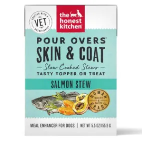 The Honest Kitchen Pour Overs Skin & Coat Salmon Stew Wet Dog Food 5.5 oz