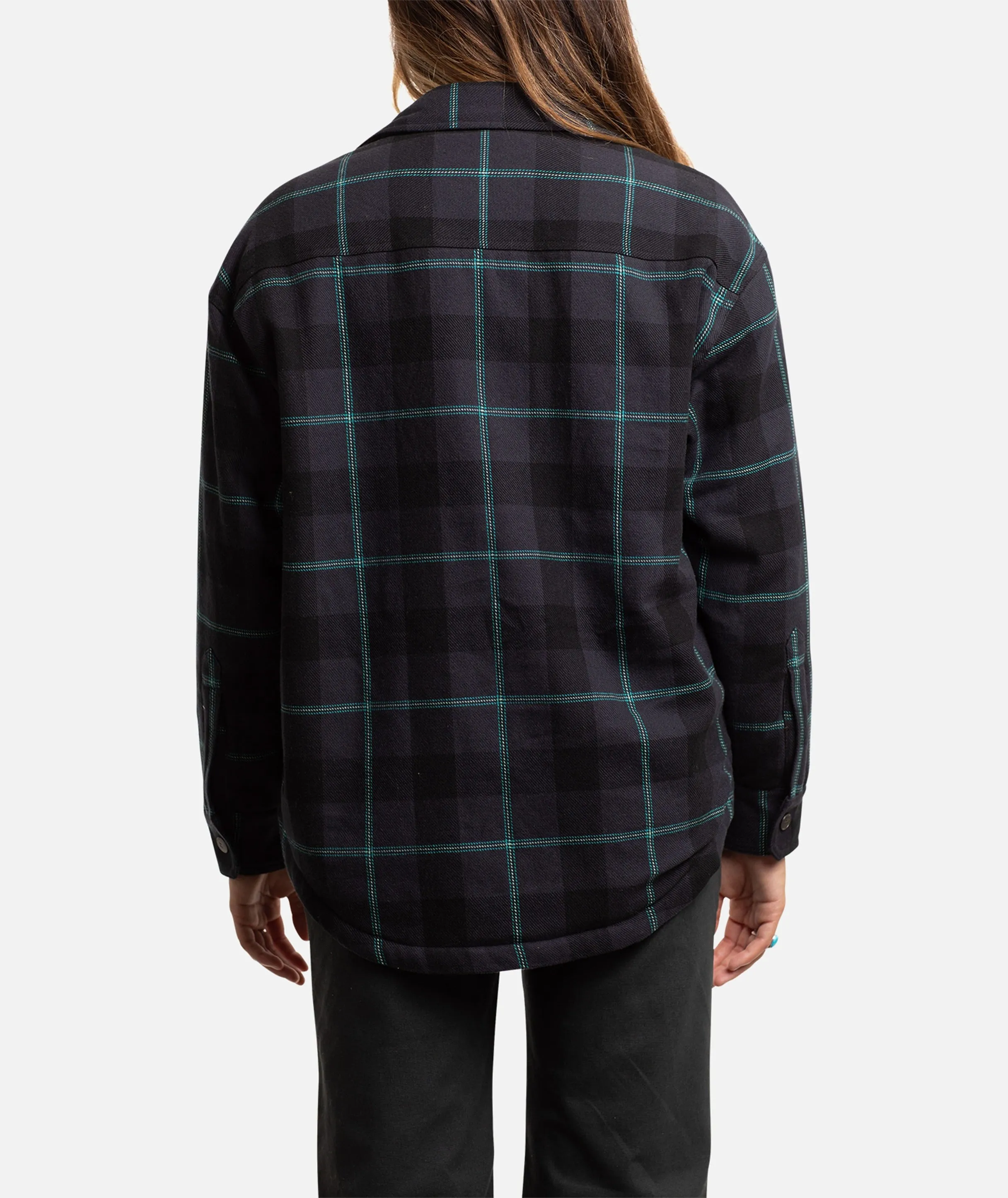 The Nivean Flannel Jacket - Black