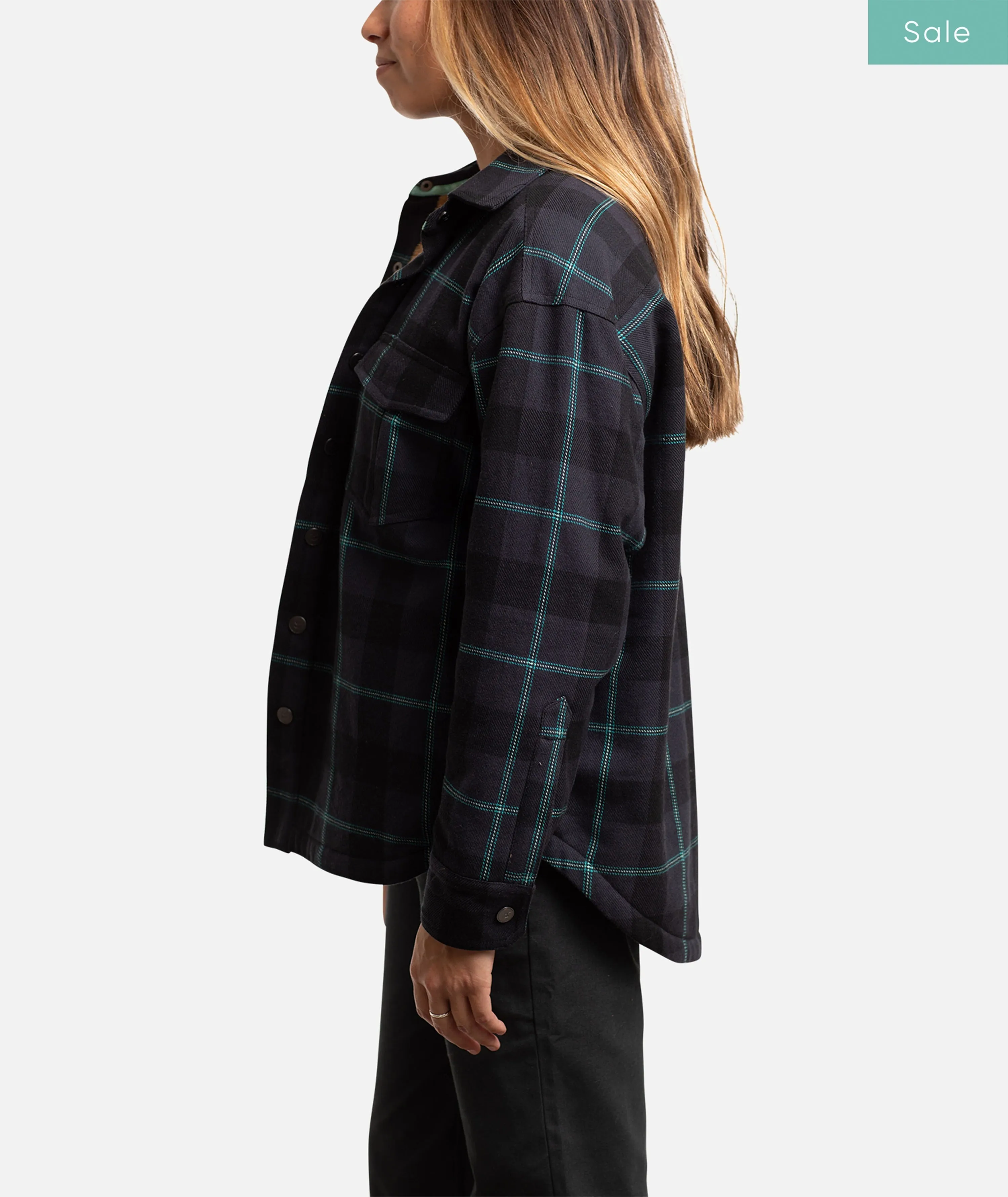 The Nivean Flannel Jacket - Black