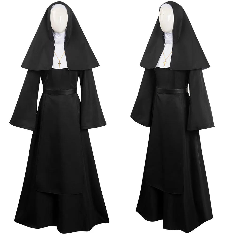 The Nun 2 Women Outfits Party Carnival Halloween Cosplay Costume