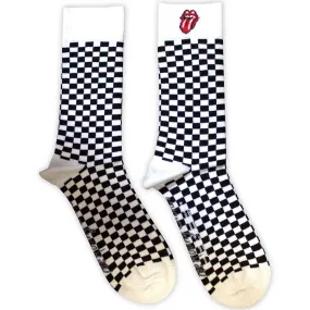 The Rolling Stones Unisex Ankle Socks: Check (UK Size 7 - 11)