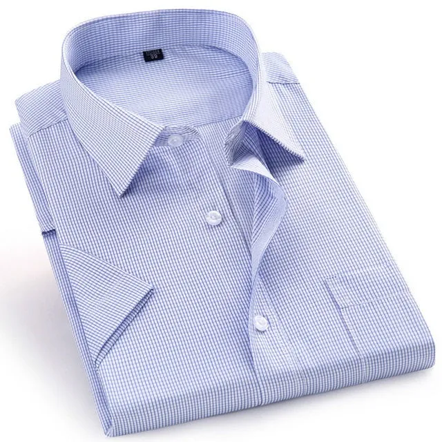 Twill Formal Men's White Shirt Business Male Social Shirts