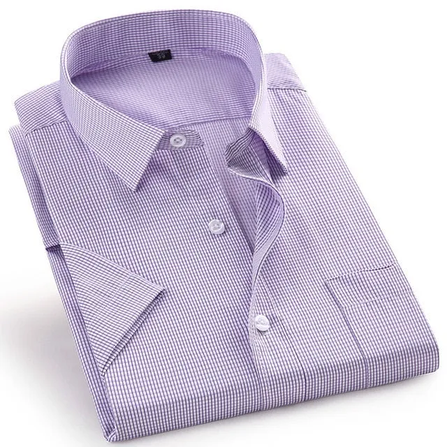 Twill Formal Men's White Shirt Business Male Social Shirts