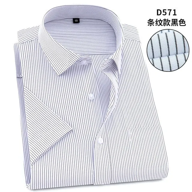 Twill Formal Men's White Shirt Business Male Social Shirts