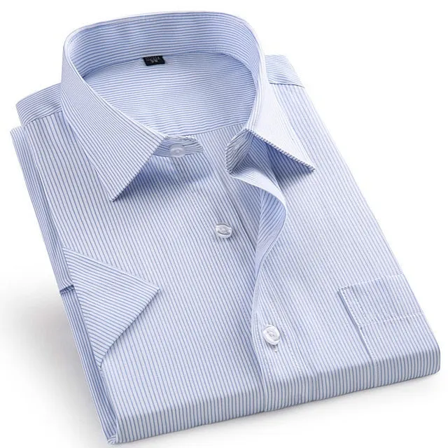 Twill Formal Men's White Shirt Business Male Social Shirts