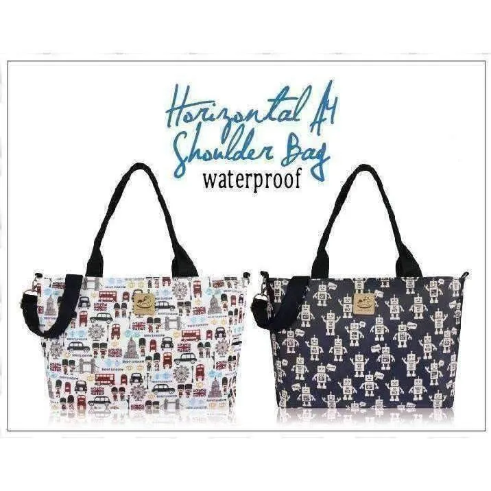 Uma Hana Versatile Music Themed Horizontal A4 Shoulder Bag