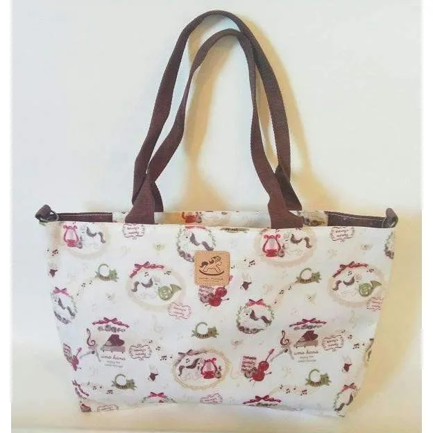 Uma Hana Versatile Music Themed Horizontal A4 Shoulder Bag