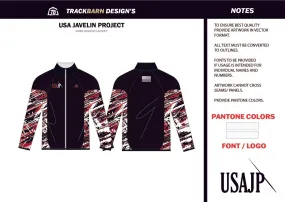 USA-Javeline-Project Mens Full Zip Jacket