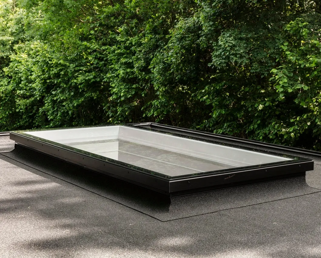 VELUX CFU 120090 S00M Fixed Flat Glass Rooflight Package 120 x 90 cm (Including CFU Triple Glazed Base & ISU Flat Glass Top Cover)