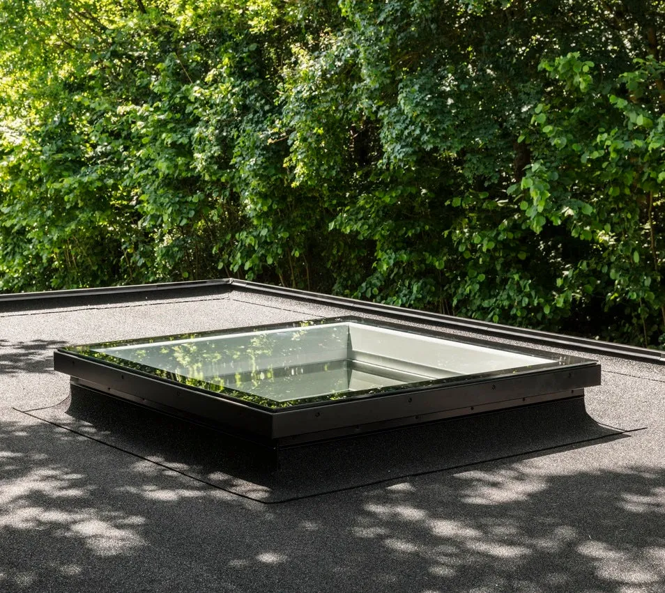 VELUX CFU 120090 S00M Fixed Flat Glass Rooflight Package 120 x 90 cm (Including CFU Triple Glazed Base & ISU Flat Glass Top Cover)