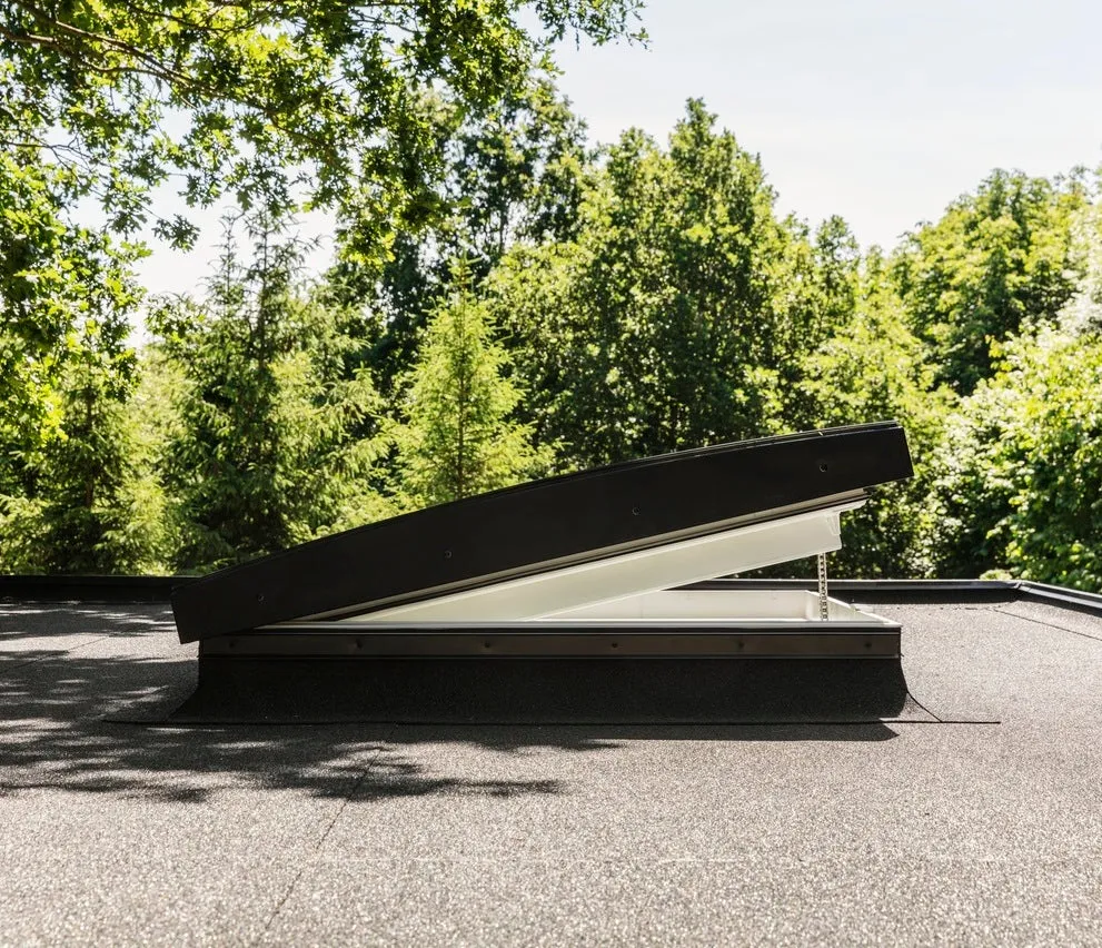 VELUX CVU 150100 1093 INTEGRA® SOLAR Curved Glass Rooflight Package 150 x 100 cm (Including CVU Double Glazed Base & ISU Curved Glass Top Cover)