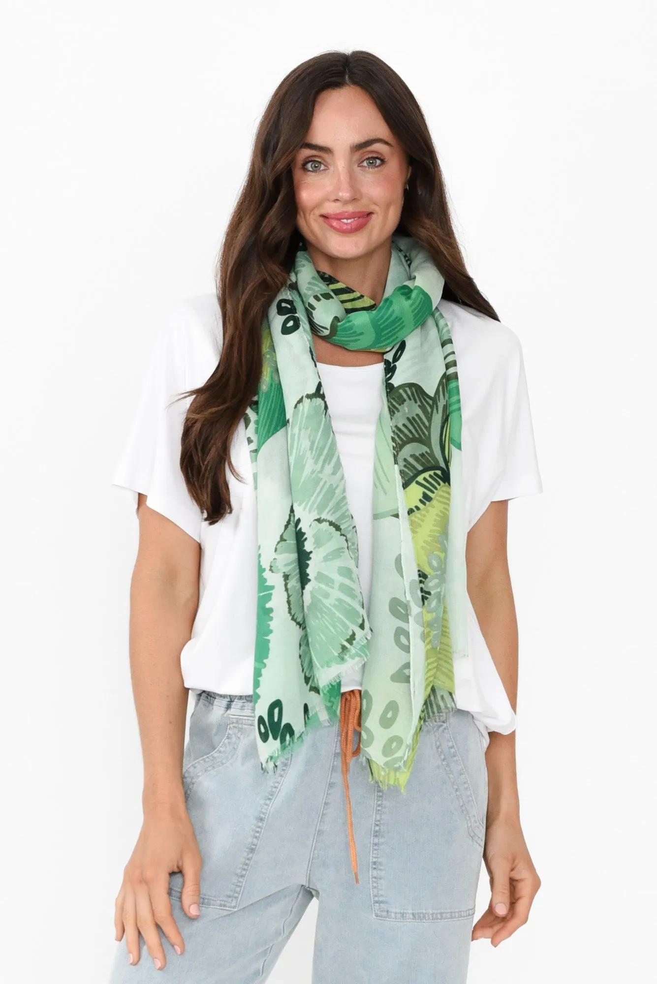 Vilanova Green Garden Scarf