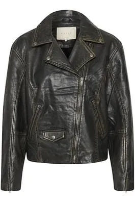 VINTAGE SOFT LEATHER BIKER JACKET