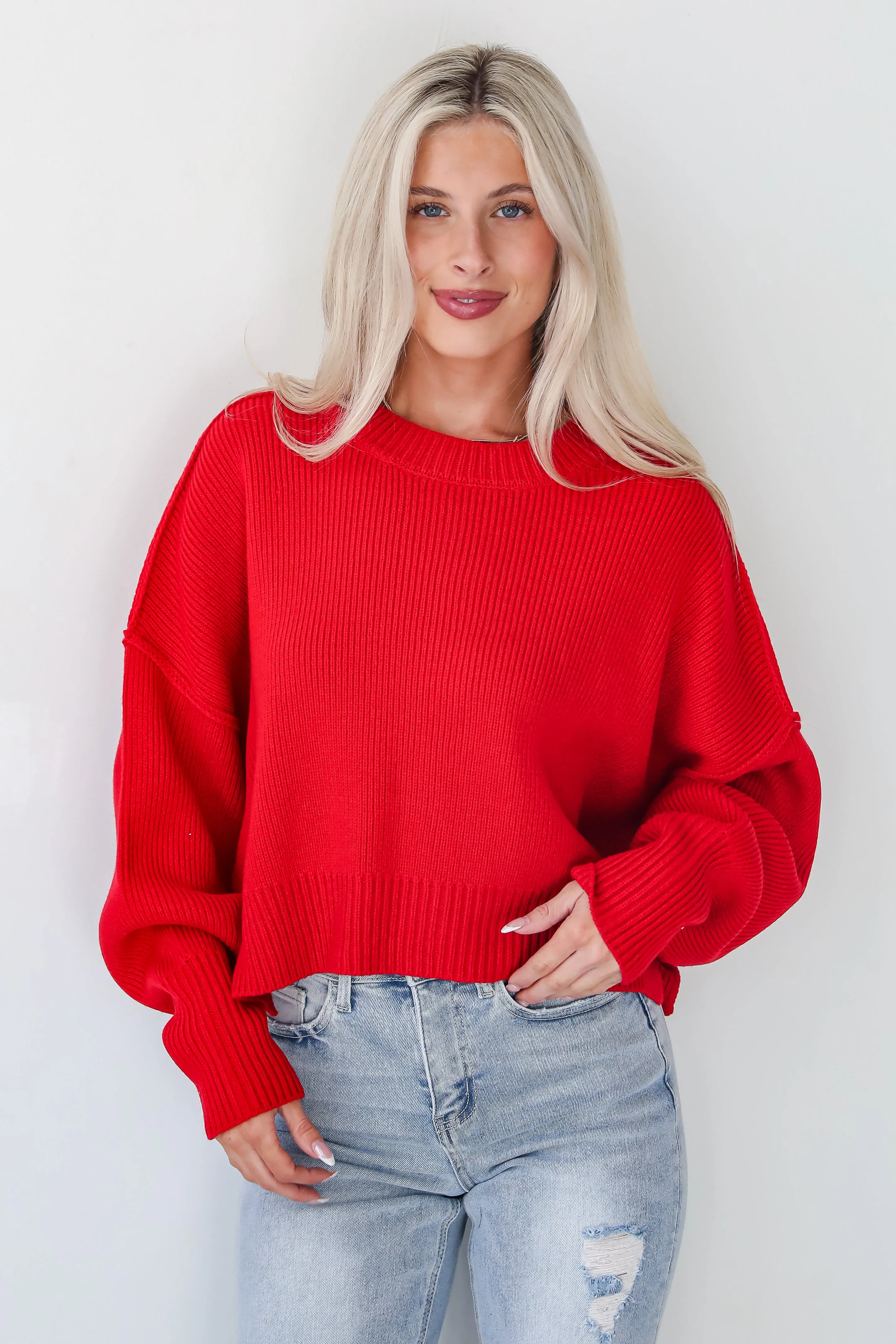 Warm Bliss Cropped Sweater - DOORBUSTER