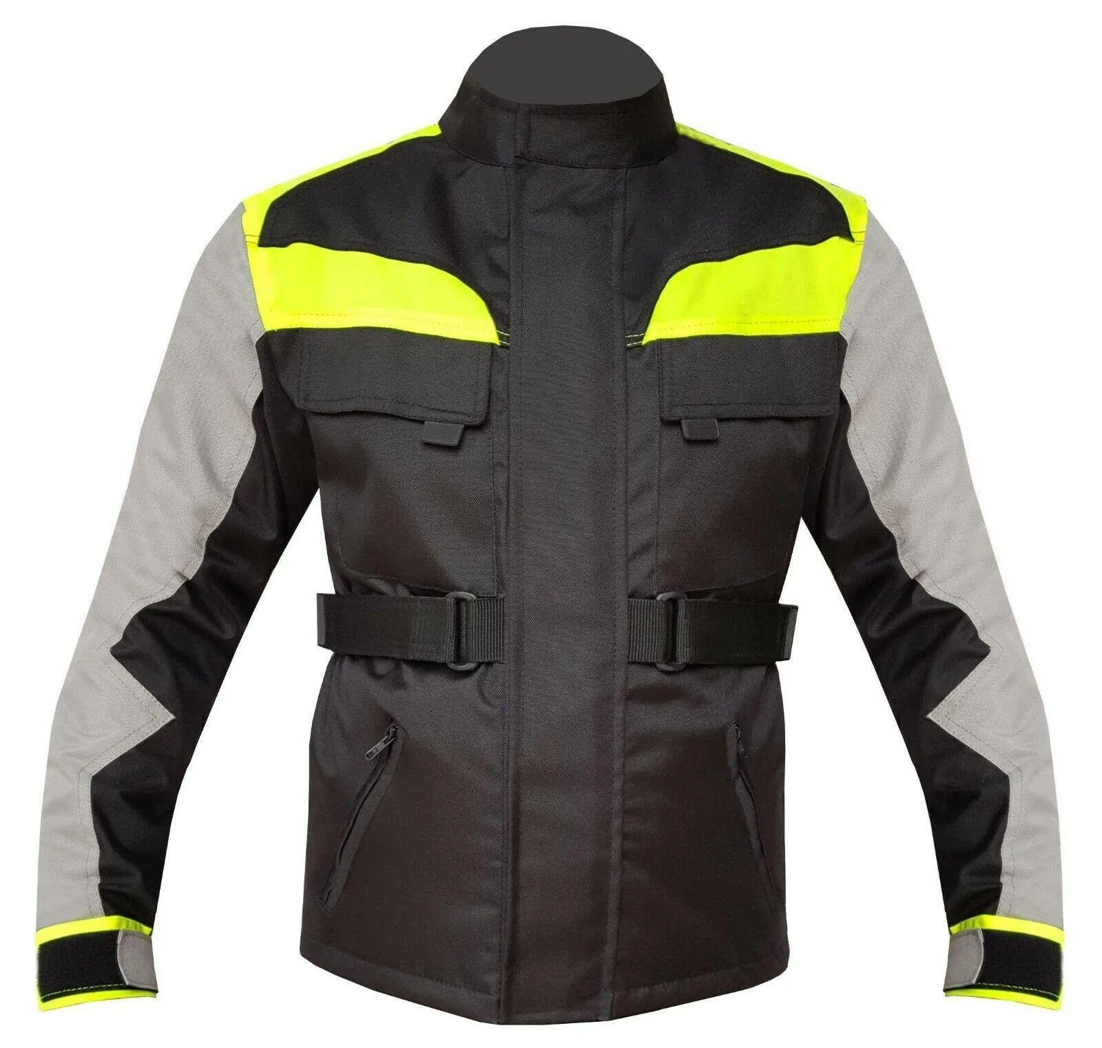 Warrior Gears® Kids Motorcycle Jacket Hi-Vis Armoured Boys Biker Jackets