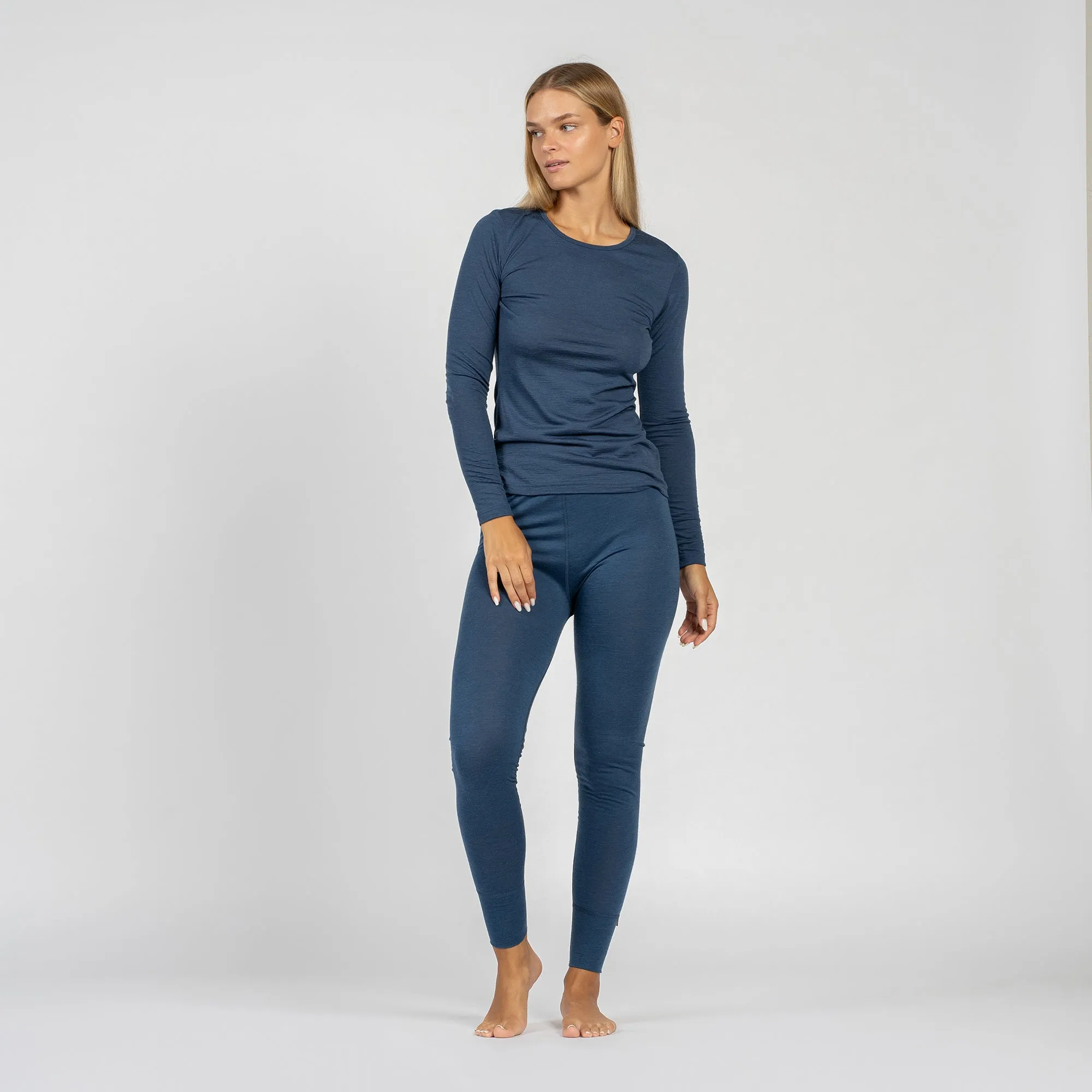 Women's 160 Long Sleeve & Bottoms 2-Piece Denim