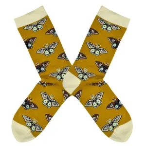 Women's Bamboo Vintage Moth Socks