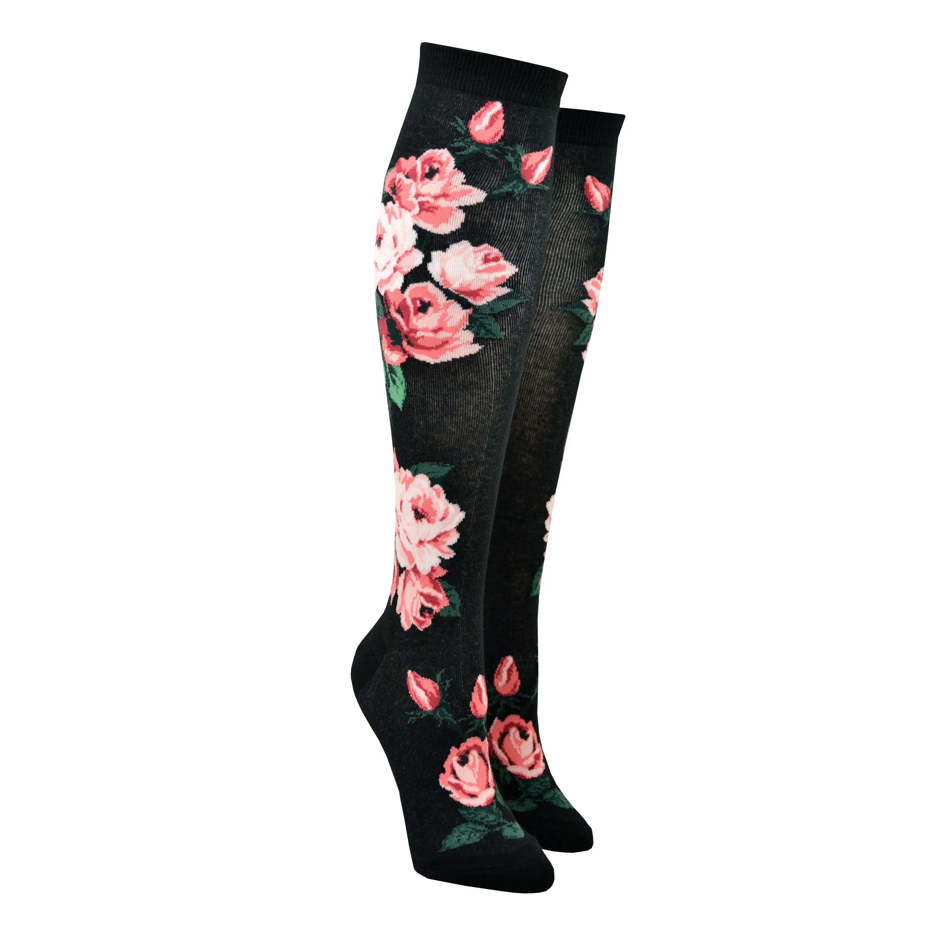 Women's Romantic Roses Knee High Socks