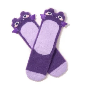 Women's Taro the Bat Fuzzy Socks