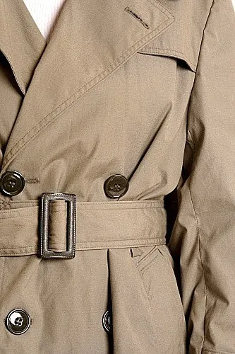 Women's USMC Double Breasted Lined Trench Coat