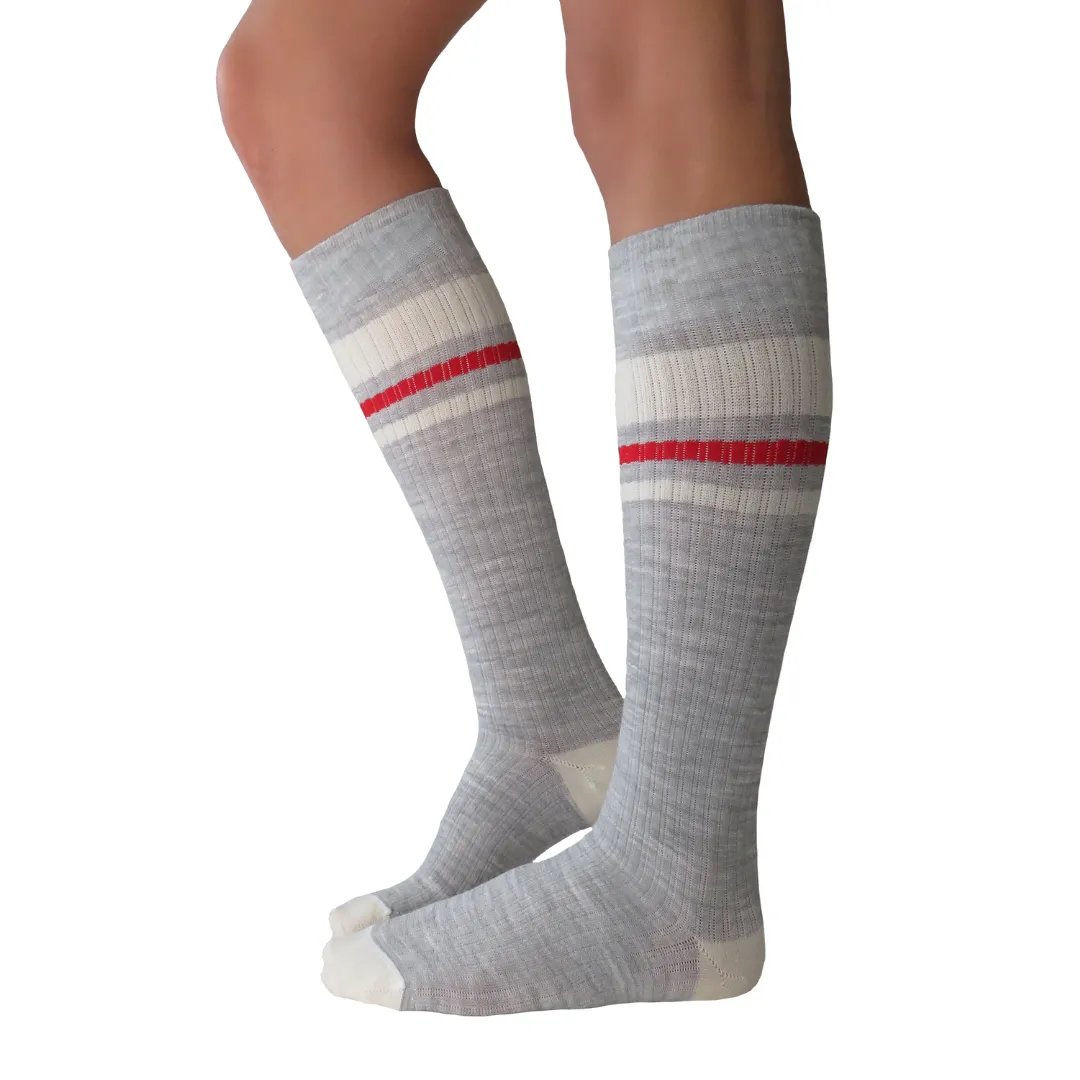 YoU® Classic Merino Wool Knee High • Travel & Sport 15-20 mmHg Compression