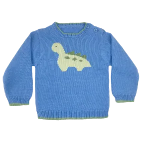 Zubels Dinosaur Sweater Blue